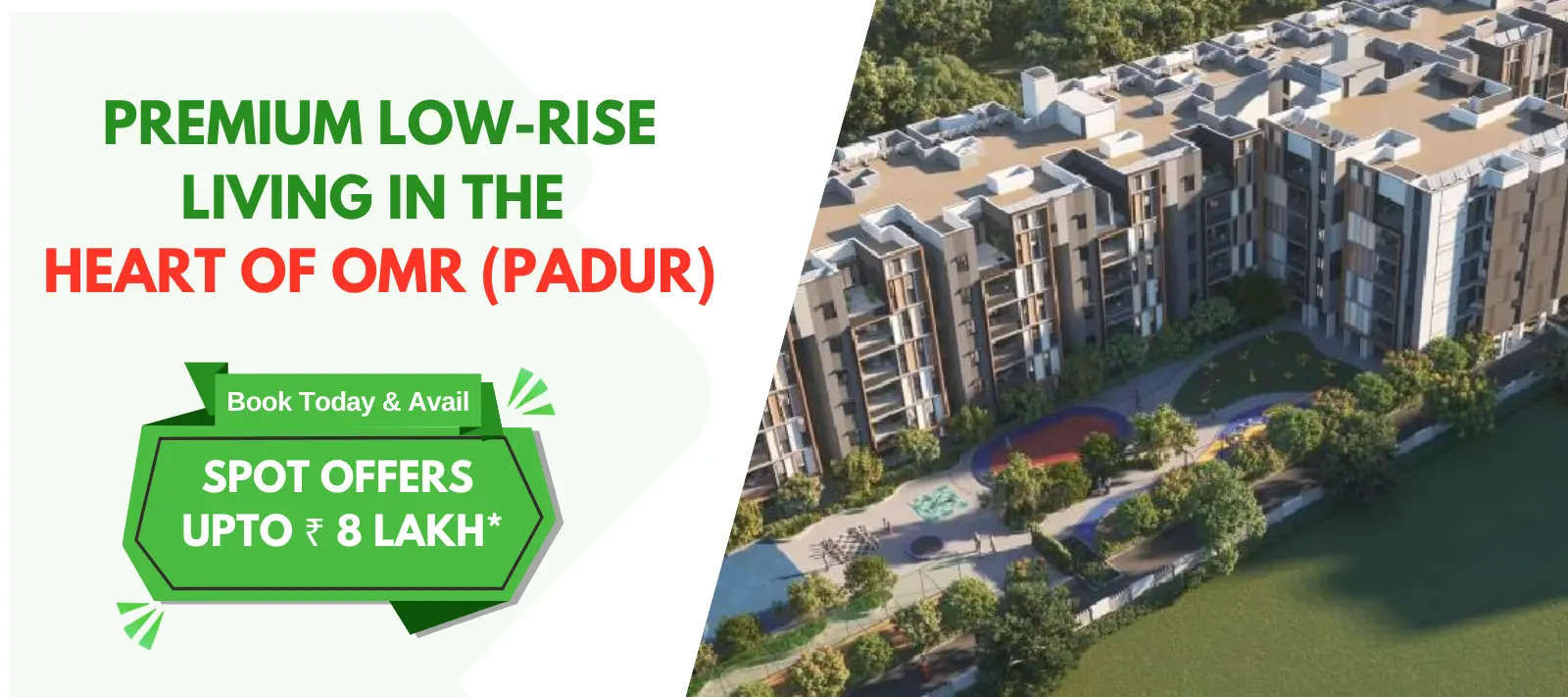 TVS Emerald Verde Vista — low-rise apartments in Padur